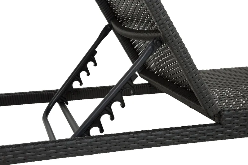 Bahamas Solsäng - Svart - Utemöbler & utemiljö - Utestol & trädgårdsstol - Solsäng & solvagn