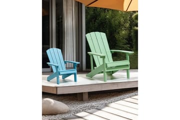 Barnstol Adirondack - Blå - Utemöbler & utemiljö - Utestol & trädgårdsstol - Solstol - Däckstol