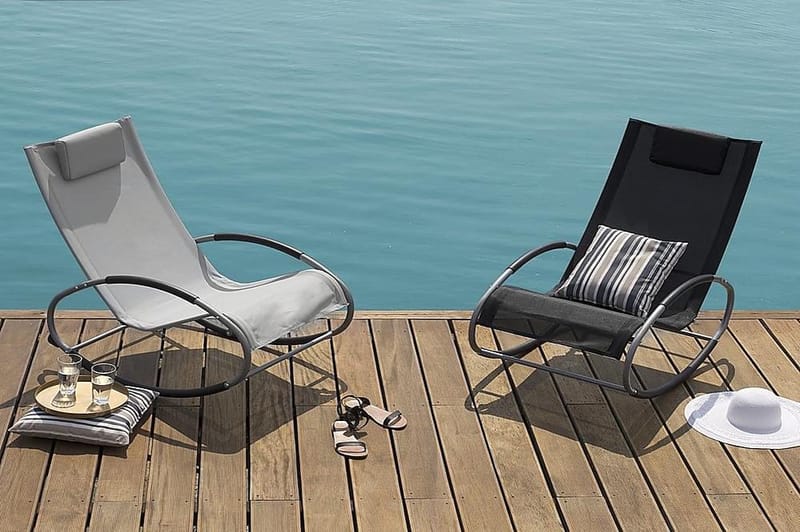 Campo Solstol 62 cm - Grå - Utemöbler & utemiljö - Utestol & trädgårdsstol - Solstol