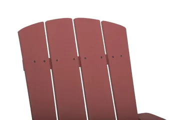 Adirondack Däckstol 88|75|88 cm - Röd - Utemöbler & utemiljö - Utestol & trädgårdsstol - Solstol - Däckstol