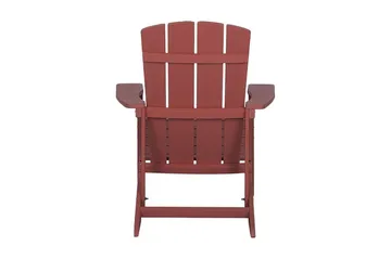 Adirondack Däckstol 88|75|88 cm - Röd - Utemöbler & utemiljö - Utestol & trädgårdsstol - Solstol - Däckstol