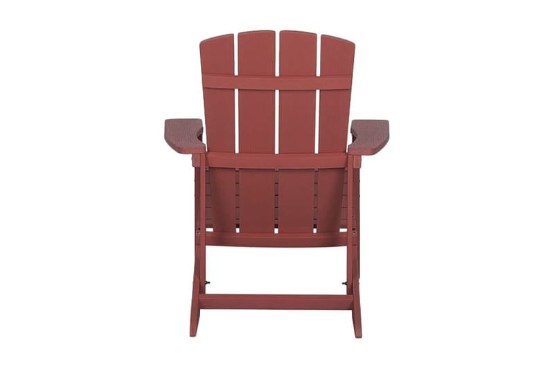 Adirondack Däckstol 88|75|88 cm - Röd - Utemöbler & utemiljö - Utestol & trädgårdsstol - Solstol - Däckstol