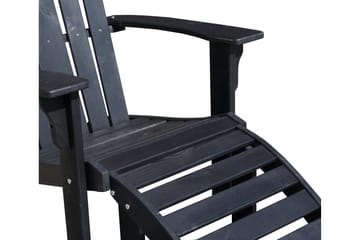 Cranston Däckstol - Kaffesvart - Utemöbler & utemiljö - Utestol & trädgårdsstol - Solstol - Däckstol