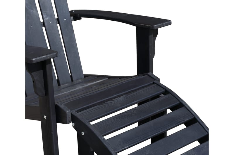 Cranston Däckstol - Kaffesvart - Utemöbler & utemiljö - Utestol & trädgårdsstol - Solstol - Däckstol
