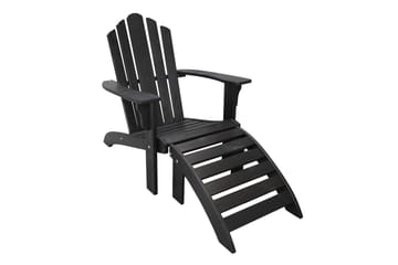 Cranston Däckstol - Kaffesvart - Utemöbler & utemiljö - Utestol & trädgårdsstol - Solstol - Däckstol