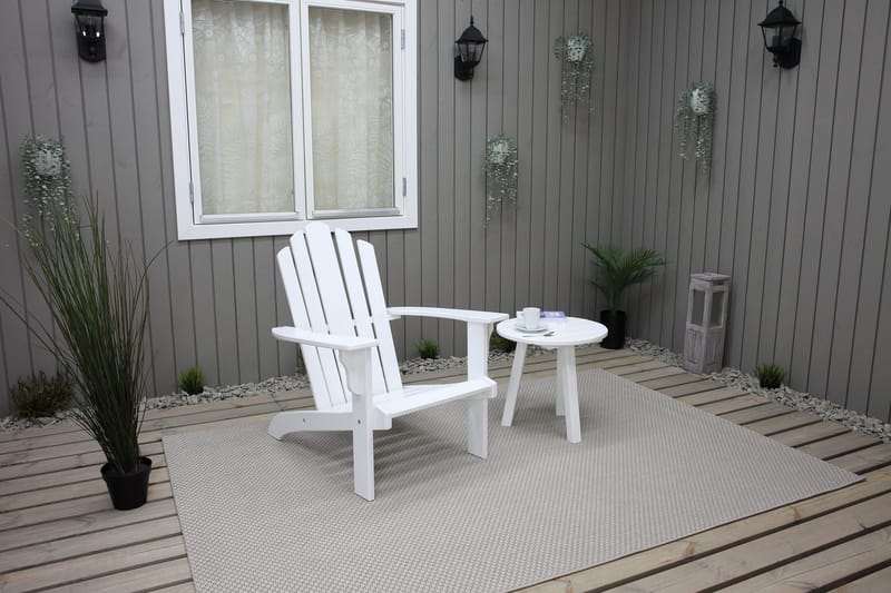 Cranston Däckstol - Vit - Utemöbler & utemiljö - Utestol & trädgårdsstol - Solstol - Däckstol