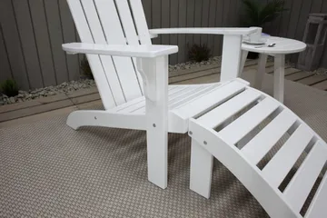 Cranston Däckstol - Vit - Utemöbler & utemiljö - Utestol & trädgårdsstol - Solstol - Däckstol