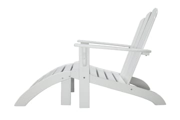 Cranston Däckstol - Vit - Utemöbler & utemiljö - Utestol & trädgårdsstol - Solstol - Däckstol