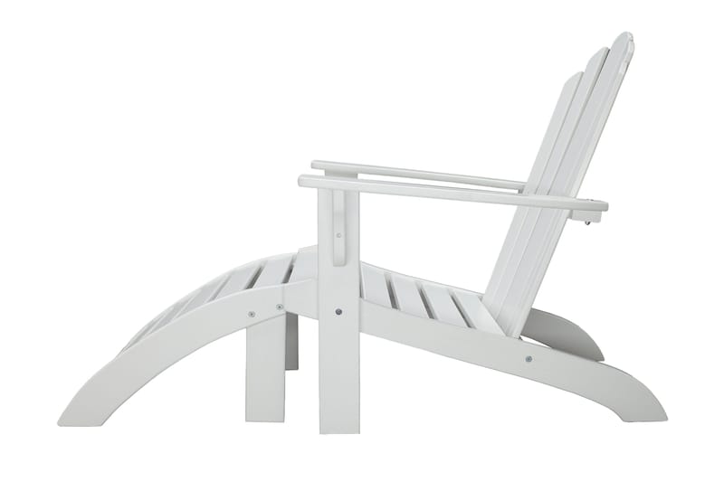 Cranston Däckstol - Vit - Utemöbler & utemiljö - Utestol & trädgårdsstol - Solstol - Däckstol
