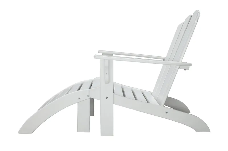 Cranston Däckstol - Vit - Utemöbler & utemiljö - Utestol & trädgårdsstol - Solstol - Däckstol