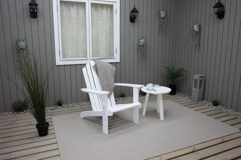 Cranston Däckstol - Vit - Utemöbler & utemiljö - Utestol & trädgårdsstol - Solstol - Däckstol