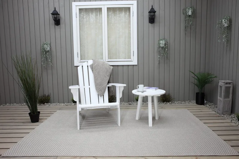Cranston Däckstol - Vit - Utemöbler & utemiljö - Utestol & trädgårdsstol - Solstol - Däckstol