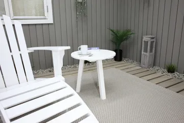 Cranston Däckstol - Vit - Utemöbler & utemiljö - Utestol & trädgårdsstol - Solstol - Däckstol