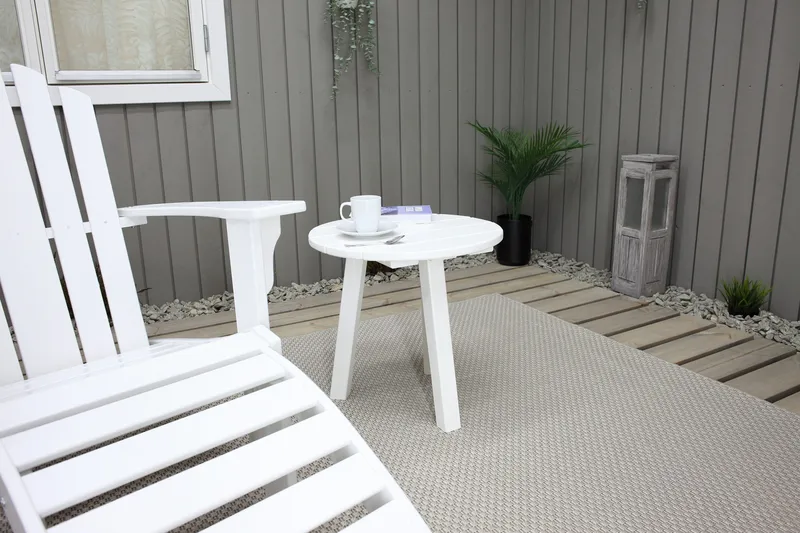 Cranston Däckstol - Vit - Utemöbler & utemiljö - Utestol & trädgårdsstol - Solstol - Däckstol