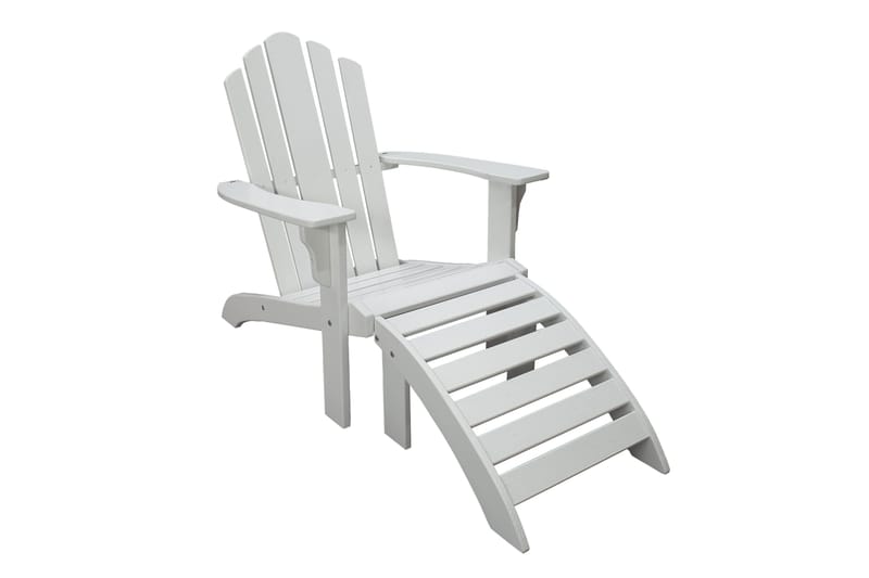 Cranston Däckstol - Vit - Utemöbler & utemiljö - Utestol & trädgårdsstol - Solstol - Däckstol