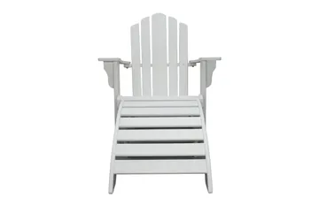 Cranston Däckstol - Vit - Utemöbler & utemiljö - Utestol & trädgårdsstol - Solstol - Däckstol