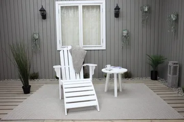 Cranston Däckstol - Vit - Utemöbler & utemiljö - Utestol & trädgårdsstol - Solstol - Däckstol