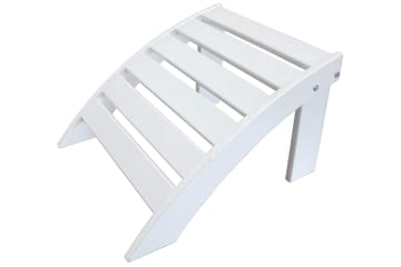 Cranston Fotpall till däckstol - Vit - Utemöbler & utemiljö - Utestol & trädgårdsstol - Solstol - Däckstol