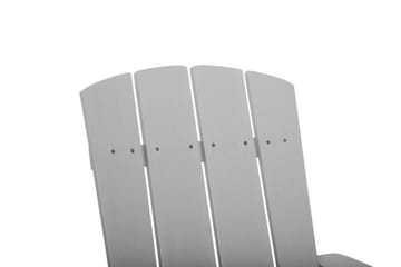 Däckstol Adirondack 88|75|88 cm - Grå - Utemöbler & utemiljö - Utestol & trädgårdsstol - Solstol - Däckstol