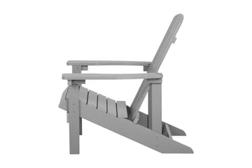 Däckstol Adirondack 88|75|88 cm - Grå - Utemöbler & utemiljö - Utestol & trädgårdsstol - Solstol - Däckstol