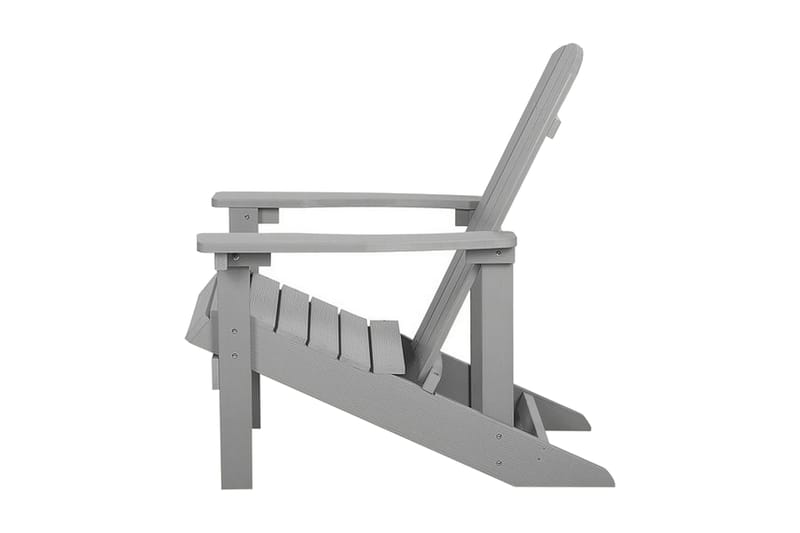 Däckstol Adirondack 88|75|88 cm - Grå - Utemöbler & utemiljö - Utestol & trädgårdsstol - Solstol - Däckstol
