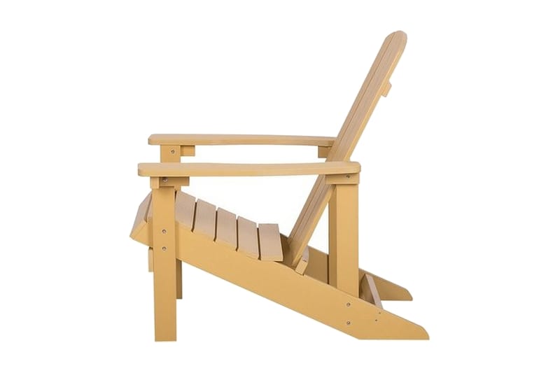 Däckstol Adirondack 88|75|88 cm - Gul - Däckstol