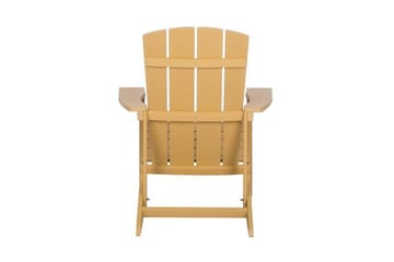 Däckstol Adirondack 88|75|88 cm - Gul - Utemöbler & utemiljö - Utestol & trädgårdsstol - Solstol - Däckstol