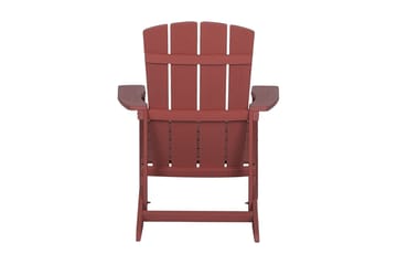 Däckstol Adirondack 88|75|88 cm - Röd - Utemöbler & utemiljö - Utestol & trädgårdsstol - Solstol - Däckstol