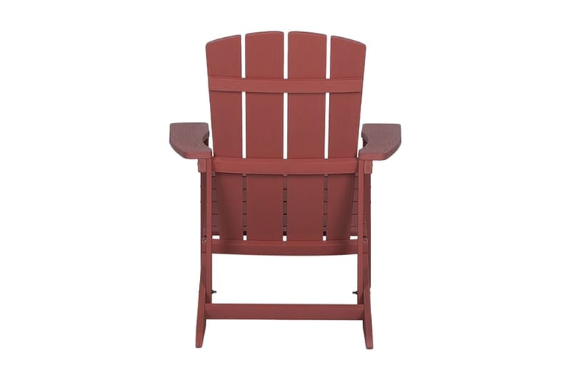 Däckstol Adirondack 88|75|88 cm - Röd - Utemöbler & utemiljö - Utestol & trädgårdsstol - Solstol - Däckstol