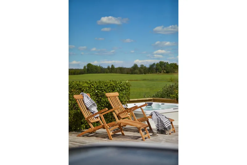 Däckstol Hillerstorp Nova Brun - Brun - Utemöbler & utemiljö - Utestol & trädgårdsstol - Solstol - Däckstol