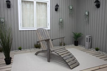 Däckstol Rolston - Grå - Utemöbler & utemiljö - Utestol & trädgårdsstol - Solstol - Däckstol