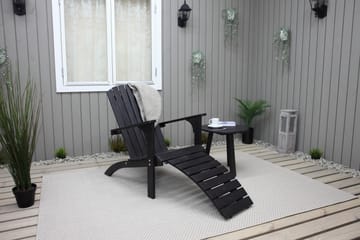 Däckstol Rolston - Kaffesvart - Utemöbler & utemiljö - Utestol & trädgårdsstol - Solstol - Däckstol