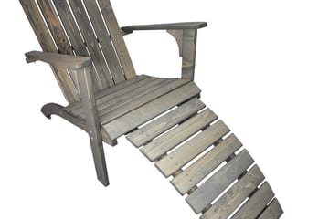 Rolston Däckstol - Grå - Utemöbler & utemiljö - Utestol & trädgårdsstol - Solstol - Däckstol