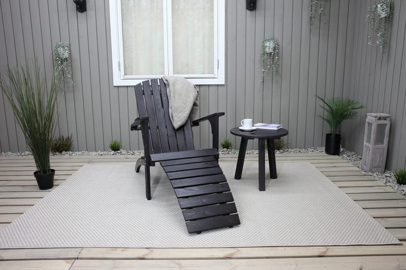 Rolston Däckstol - Kaffesvart - Utemöbler & utemiljö - Utestol & trädgårdsstol - Solstol - Däckstol