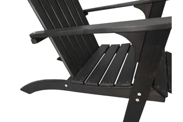 Rolston Däckstol - Kaffesvart - Utemöbler & utemiljö - Utestol & trädgårdsstol - Solstol - Däckstol