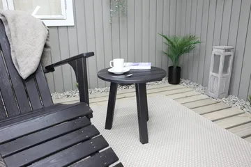Rolston Däckstol - Kaffesvart - Utemöbler & utemiljö - Utestol & trädgårdsstol - Solstol - Däckstol