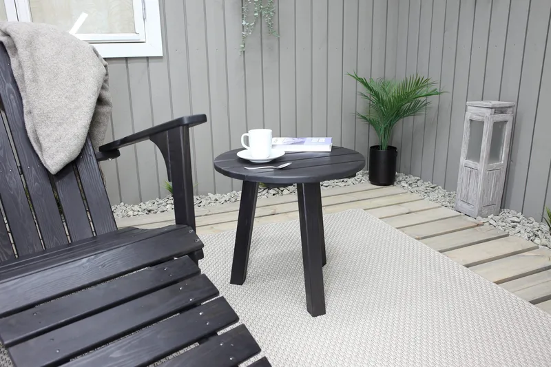 Rolston Däckstol - Kaffesvart - Utemöbler & utemiljö - Utestol & trädgårdsstol - Solstol - Däckstol