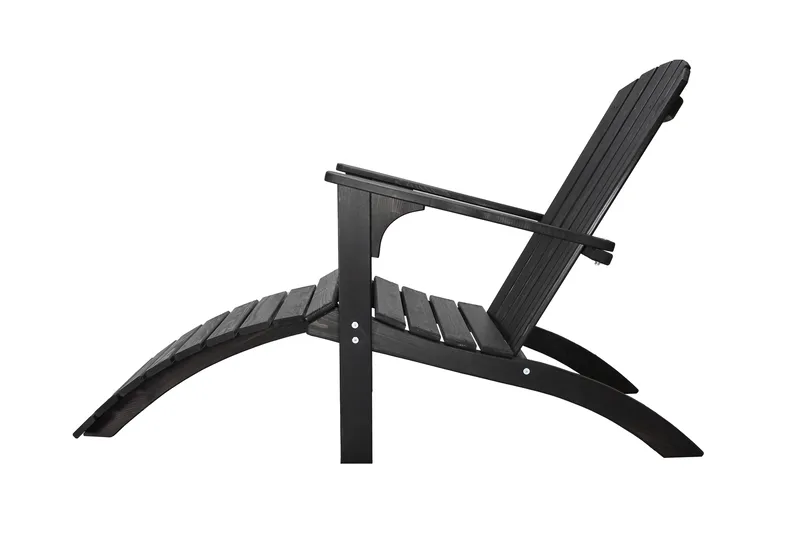 Rolston Däckstol - Kaffesvart - Utemöbler & utemiljö - Utestol & trädgårdsstol - Solstol - Däckstol