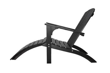 Rolston Däckstol - Kaffesvart - Utemöbler & utemiljö - Utestol & trädgårdsstol - Solstol - Däckstol