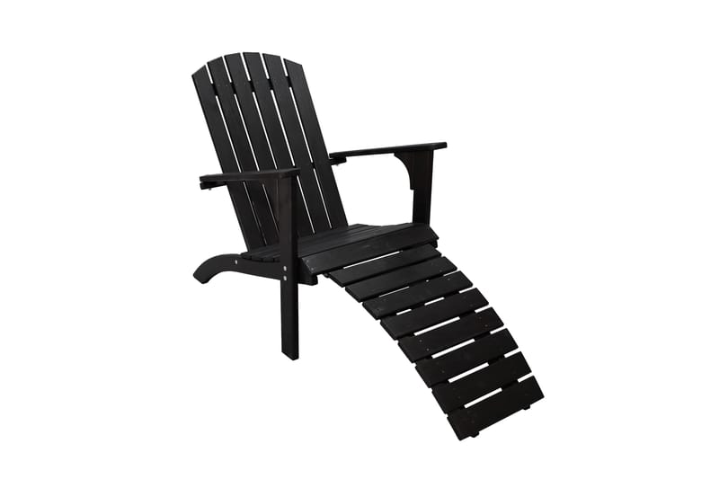 Rolston Däckstol - Kaffesvart - Utemöbler & utemiljö - Utestol & trädgårdsstol - Solstol - Däckstol