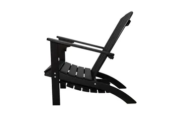 Rolston Däckstol - Kaffesvart - Utemöbler & utemiljö - Utestol & trädgårdsstol - Solstol - Däckstol