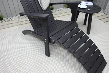 Rolston Däckstol - Kaffesvart - Utemöbler & utemiljö - Utestol & trädgårdsstol - Solstol - Däckstol