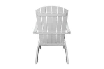 Rolston Däckstol med Fotpall - Vit - Utemöbler & utemiljö - Utestol & trädgårdsstol - Solstol - Däckstol