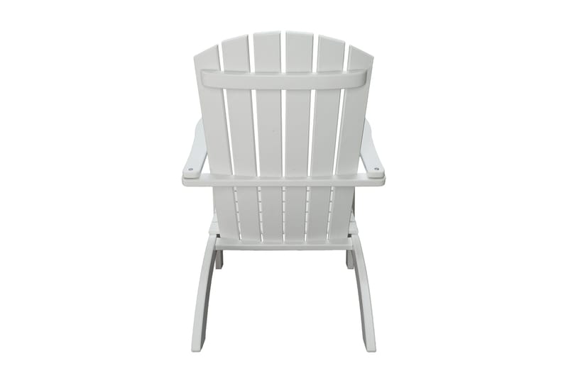 Rolston Däckstol med Fotpall - Vit - Utemöbler & utemiljö - Utestol & trädgårdsstol - Solstol - Däckstol