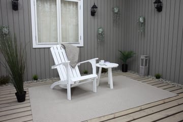 Rolston Däckstol med Fotpall - Vit - Utemöbler & utemiljö - Utestol & trädgårdsstol - Solstol - Däckstol