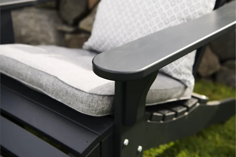 Tennessee Däckstol med Fotstöd 2-pack Orkangrå - Hillerstorp - Utemöbler & utemiljö - Utestol & trädgårdsstol - Solstol - Däckstol