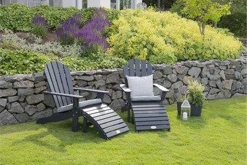 Tennessee Däckstol med Fotstöd 2-pack Orkangrå - Hillerstorp - Utemöbler & utemiljö - Utestol & trädgårdsstol - Solstol - Däckstol