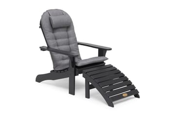 Tennessee Däckstol med Fotstöd Orkangrå - Hillerstorp - Utemöbler & utemiljö - Utestol & trädgårdsstol - Solstol - Däckstol