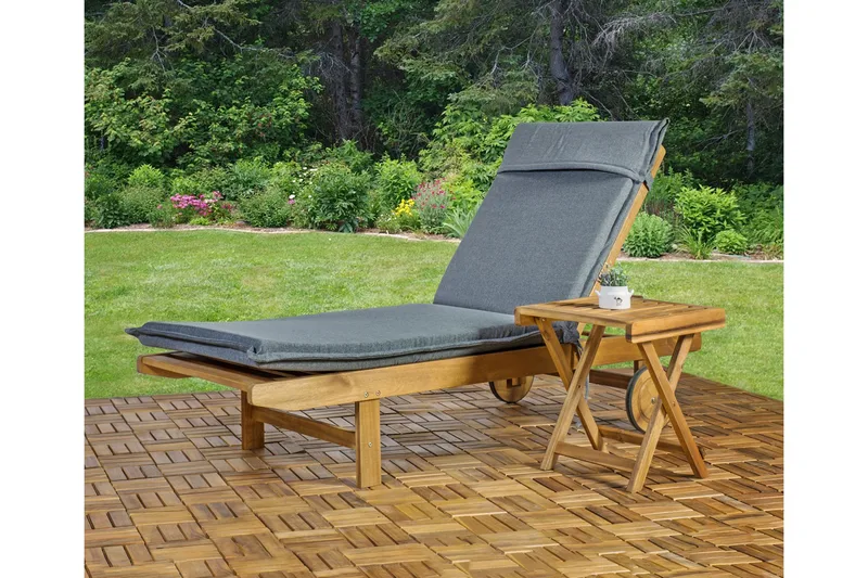 Finlay Solsäng 193 cm - Akacia - Utemöbler & utemiljö - Utestol & trädgårdsstol - Solsäng & solvagn