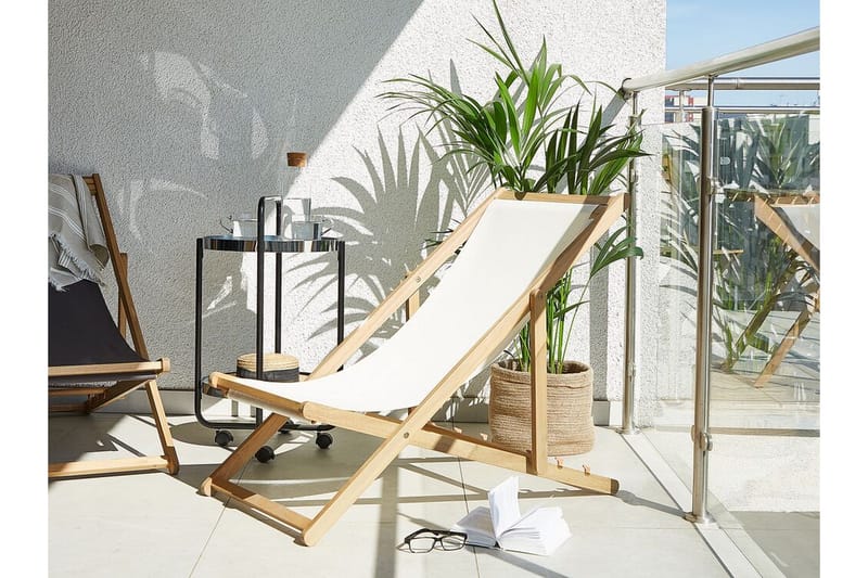 Gjengene Solstol - Beige - Utemöbler & utemiljö - Utestol & trädgårdsstol - Solstol